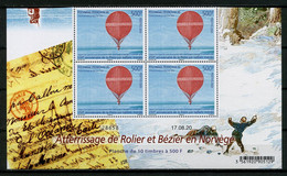 POLYNESIE 2020 N° 1251 ** Bloc De 4 Coin Daté Neuf MNH  Superbe Poste Par Ballon Monté La Ville D' Orléans Transports - Nuevos