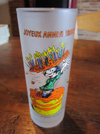 GASTON LAGAFFE  VERRE LONG DRINK JOYEUX ANNIVERSAIRE !   FRANQUIN - Gaston