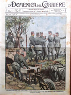 La Domenica Del Corriere 15 Agosto 1915 WW1 Amalfi Varsavia Telefoniste Cadorna - War 1914-18