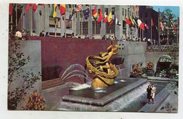 AK 04909 USA - New York City - Prometheus Statue - Orte & Plätze