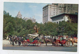 AK 04945 USA - New York City - Horse-Drawn Carriages On The 59th Street - Orte & Plätze