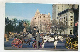 AK 04946 USA - New York City - Horse-Drawn Carriages On The 59th Street - Places & Squares