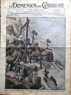 La Domenica Del Corriere 12 Marzo 1916 WW1 Cadorna Teleferiche Salonicco Benini - Guerra 1914-18