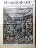 La Domenica Del Corriere 18 Febbraio 1917 WW1 Nivelle Reims Usa Germania George - Guerra 1914-18