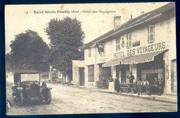 Cpa Du 01  Saint Génis Pouilly -- Hôtel Des Voyageurs    SPT21-51 - Autres Communes