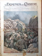 La Domenica Del Corriere 11 Marzo 1917 WW1 Mine Francesi Bagnani Savoia Fucine - War 1914-18