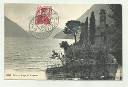 ORIA - LAGO DI LUGANO  - 1913 VIAGGIATA FP - Lugano