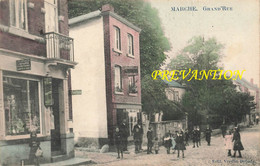 MARCHE - Grand'Rue - Carte Colorée, Animée Et Circulé - Marche-en-Famenne