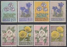 BHUTAN 45-52,unused,flowers - Bhutan