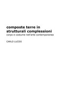 Composte Terre In Strutturali Complessioni (Carlo Lucidi, 2019) - ER - Arts, Architecture