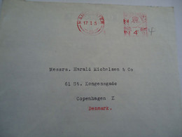 DENMARK COVER 1951    STAMPED2 SCAN - Maximum Cards & Covers