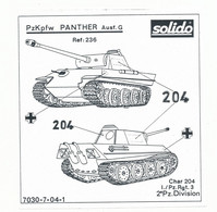 PLAN DE POSE  PANTHER - Andere & Zonder Classificatie