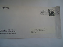 DENMARK COVER 1977 HELLERUP - Tarjetas – Máximo