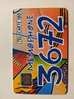 TELECARTE FRANCE TELECOM  120 MEMOPHONE 3672 - Operatori Telecom