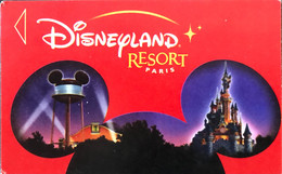 FRANCE  -  DisneyLAND RESORT Paris -  Rouge -  Avec Flèche - Disney Passports