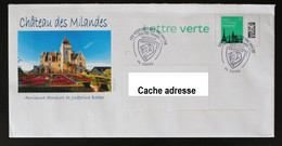 24 - PAP Chateau Des Milandes - Ancienne Emeure Ed Joséphine Baker (oblitéré) - PAP: Sonstige (1995-...)