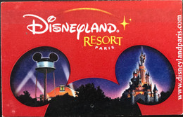 FRANCE  -  DisneyLAND RESORT Paris -  Rouge - New Face (www...) - Passeports Disney