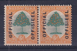 South Africa: 1928/30   Official - Orange Tree   SG O6    6d    MH Pair - Oficiales
