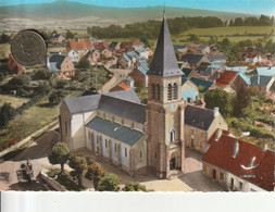 58 -Très Belle Carte Postale Semi Moderne Dentelée De SAINT HONORE LES BAINS Vue Aérienne - Saint-Honoré-les-Bains