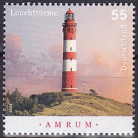 Timbre-poste Gommé Neuf** - Phare D'Amrum - N° 2503 (Yvert Et Tellier) - République Fédérale D'Allemagne 2008 - Neufs