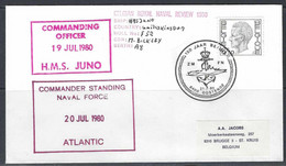 Bootstempel/Cachet Bateau/Seal Boat/Schiffstempel - Commander Standing Naval Force - 20/7/1980 - ATLANTIC - Marcas De La Armada