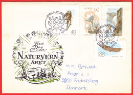 NORWAY FDC 1970 «European Nature Conservation Year» NK# 649/52 - Mi# 602/05 Cacheted Cover - Cartas & Documentos