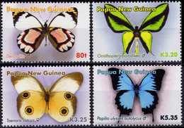 PAPUA & NEW GUINEA Papouasie & Nouvelle-Guinée 1101 à 1104 ** MNH Papillon Vlier Butterfly Schmetterling 2006 - Papouasie-Nouvelle-Guinée