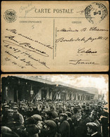 DEL216 - Carte Des Postes Militaires Belges à Calais France 1915 - Altre Lettere