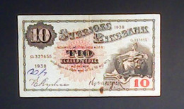 Sweden 1938: 10 Kroner - Svezia