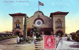CPA - TEXAS - SAN  ANTONIO -  Sunset  Dépot -1913 - San Antonio
