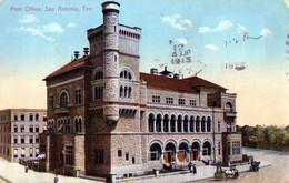 CPA - TEXAS - SAN  ANTONIO -  Post  Office  -1913 - San Antonio