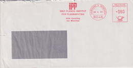 Absenderfreistempel - Garching/München, Max-Planck-Instiut Für Plasmaphysik, 1981 - Covers & Documents
