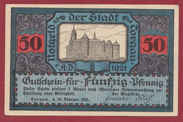 Allemagne 1 Notgeld  De 50 Pf  Stadt  Torgau  Dans L 'état   Lot N °428 - Sammlungen