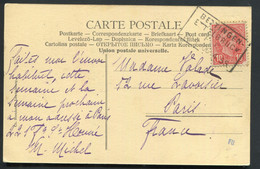 LUXEMBOURG - N° 73 / CP OBL. FERROVIAIRE DU 28/8/1906 POUR PARIS - TB - 1895 Adolphe Right-hand Side