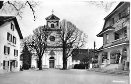 MARIASTEIN → Dorfplatz Mit Kirche Und Oldtimer Vor Dem Hotel Post Anno 1958 - Metzerlen-Mariastein