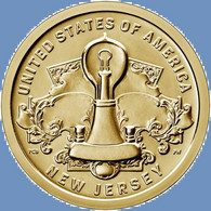 USA 1 Dollar 2019 D, Innovation-New Jersey, Edison Bulb, KM#708, Unc - 2000-…: Sacagawea