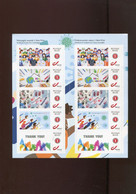 Belgie Boekje COVID-19 Virus MNH Duostamps Booklet Gepersonaliseerde Zegels - Private Stamps
