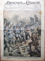 La Domenica Del Corriere 12 Agosto 1917 WW1 Offensiva Fiandra Mauthausen Gonzaga - Oorlog 1914-18