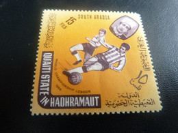 Qu'aiti State In Hadhramaut - World Championship London - Val 15 Fils - Orange Et Violet - Neuf - Année 1966 - - 1967 – Montreal (Kanada)