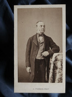 Photo CDV Mayer & Pierson à Paris  Homme (Mr Pellatier)  Sec. Empire  CA 1860-65 - L401 - Old (before 1900)