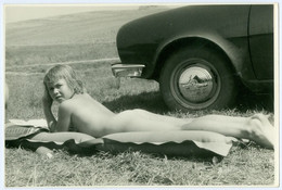 Nude Girl On The Beach - REAL PHOTOS 13x9 Cm - Non Classificati