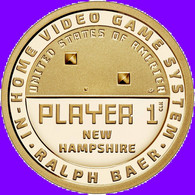 USA 1 Dollar 2021 D, Innovation-New Hampshire - Ralph Baer First Home Video Game Console 'Player 1', KM#New, Unc - 2000-…: Sacagawea