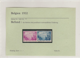 Belgien-Briefmarken  Postfrisch * * 1932 - Unused Stamps