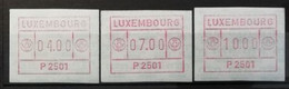 Luxembourg 1983 / Yvert Distributeurs (3 Valeurs) - Vignettes D'affranchissement