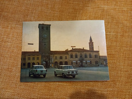 CARTOLINA CANNETO SULL'OGLIO -PIAZZA MATTEOTTI AL TRAMONTO (MN) NUOVA NON VIAGGIATA - Monza