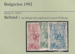 Bulgarien Briefmarken 1902 Ungebraucht In Guter Erhaltung - Neufs
