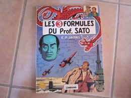 EO BLAKE ET MORTIMER  LES 3 FORMULES DU PROFESSEUR SATO T1       JACOBS EDITION  AU PORTRAIT - Blake Et Mortimer