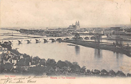 Tours       37         Vue Générale Et La Loire  .  Photo Peigne   (voir Scan) - Tours