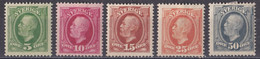 Schweden Sverige 1891 - Lot Aus Mi.Nr. 41 - 48 - Ungebraucht Mit Gummi Und Falzresten MH - Ongebruikt