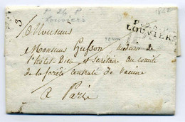 P26P LOUVIERS   Port Payé  + PsPs  / Dept De L'Eure   / 1822 /  Ecrite Du Medecin Goubert Hospice Civil De Louviers - 1801-1848: Précurseurs XIX
